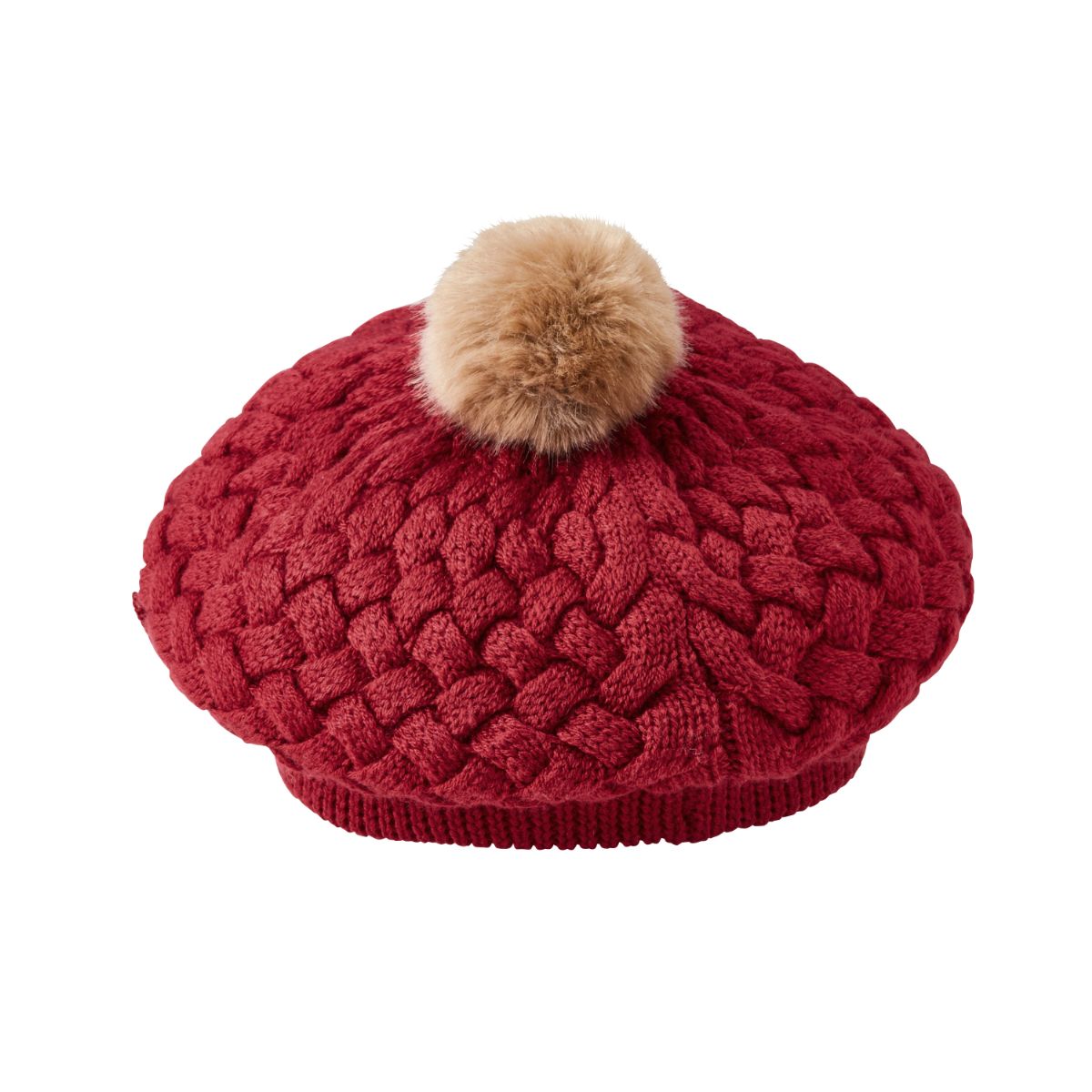 13635B - ニットベレー帽